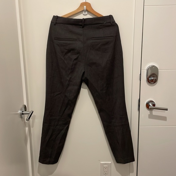 H&M Grey Slim Ankle Trouser Pant - Picture 5 of 6